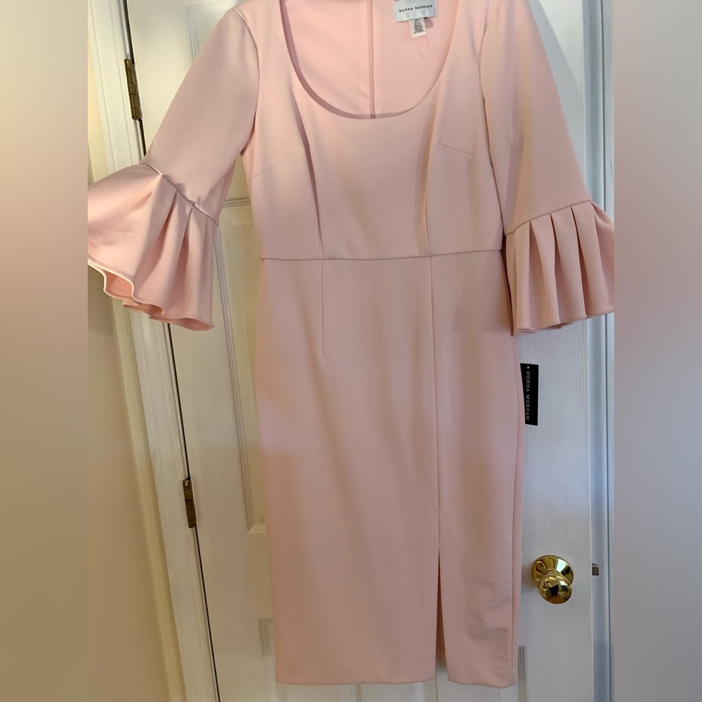 Size 6, pastel pink, Donna Morgan dress with tags
